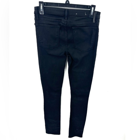 Helmut Lang Black Jeans Sz 26 Stretch Denim Pants Skinny Fit Full Length - Picture 4 of 12